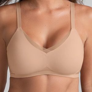 Honeylove Crossover Bra size Large in Sand never worn